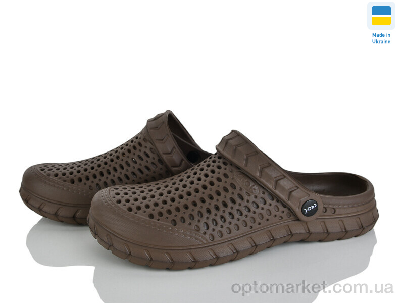 Купить Крокси жіночі Крок С62 т.коричневий Krok коричневий, фото 1
