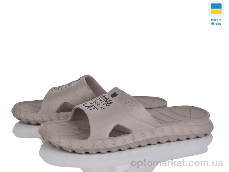 Купить Шльопанці жіночі Крок С74 св.коричневий Krok коричневий, фото 1