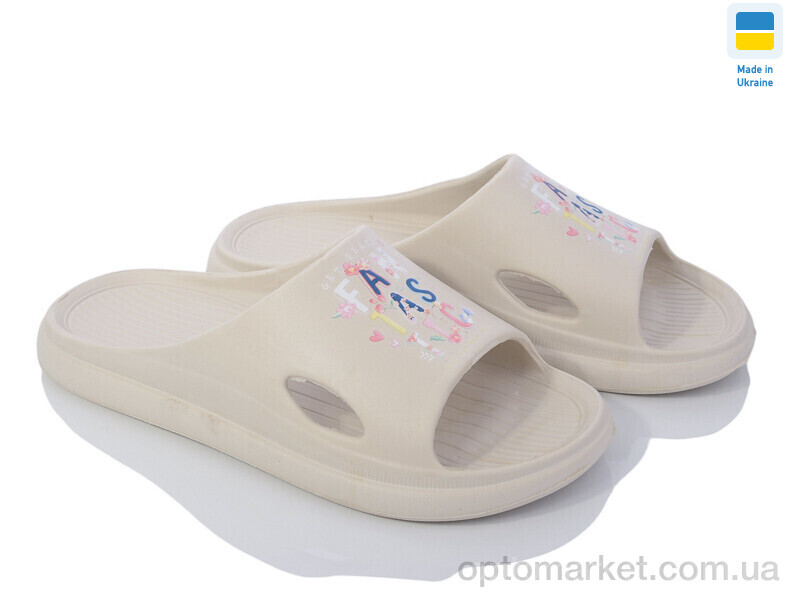 Купить Шльопанці жіночі Крок С80 бежевий Krok бежевий, фото 1