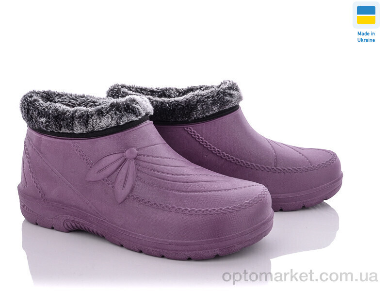 Купить Галоші жіночі Крок Укр Б21 бордо Krok бордовий, фото 1