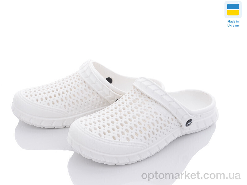 Купить Крокси жіночі Крок Укр С62М білі Krok білий, фото 1