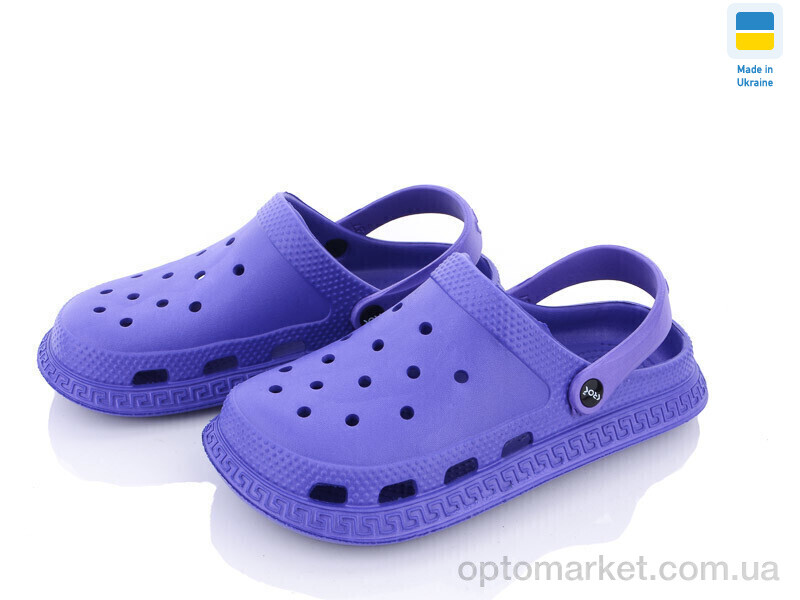 Купить Крокси жіночі Крок Укр С75 т.синій Krok фіолетовий, фото 1