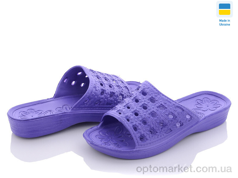 Купить Шльопанці жіночі Крок Украина С19 фиолет Krok фіолетовий, фото 1
