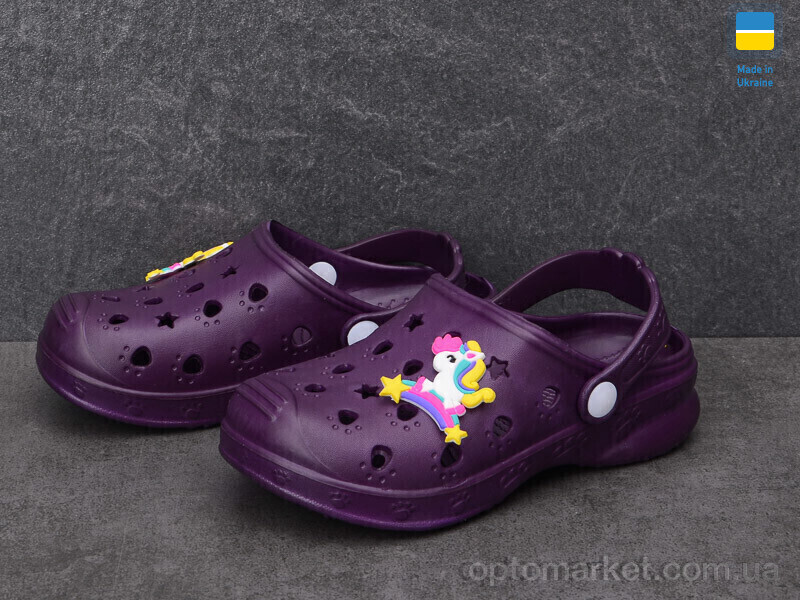 Купить Крокси дитячі Крокс дит. фіолетовий Verta фіолетовий, фото 2