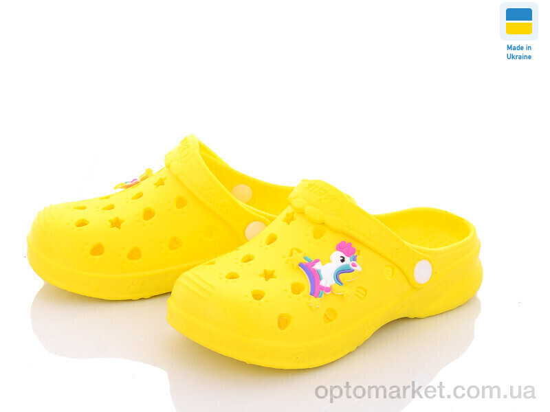 Купить Крокси дитячі Крокс дит.жовтий Verta жовтий, фото 1