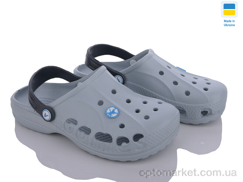 Купить Крокси дитячі Крокси Віталія сірий Vitaliya сірий, фото 1