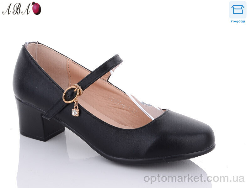 Купить Туфлі жіночі KU177-6-1 Aba чорний, фото 1