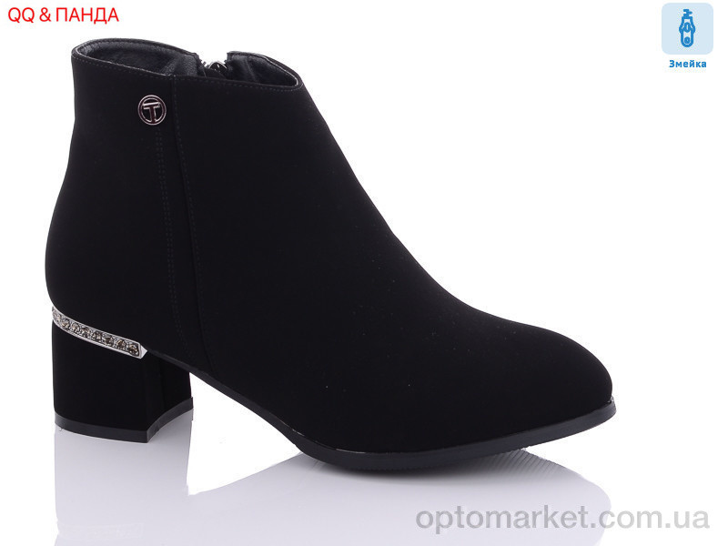 Купить Черевики жіночі KU276-2-1 QQ shoes чорний, фото 1
