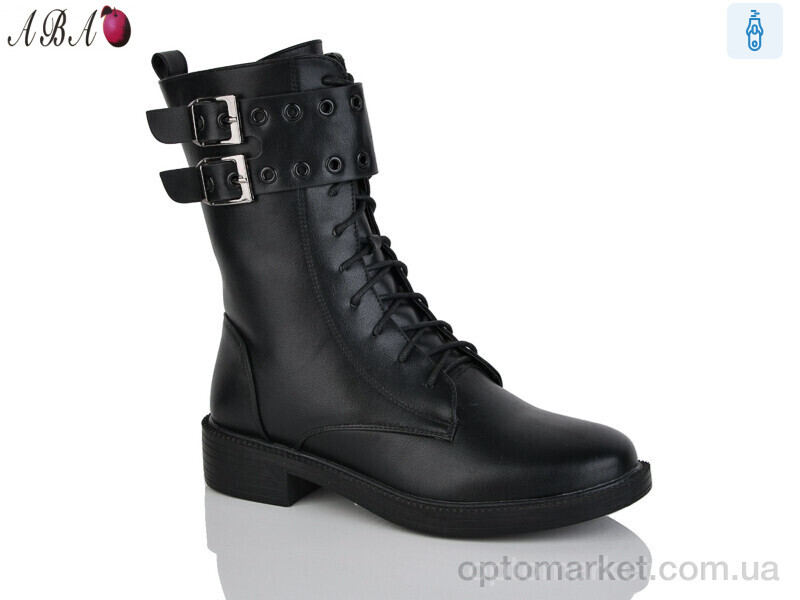 Купить Черевики жіночі KU537-7 Aba чорний, фото 1