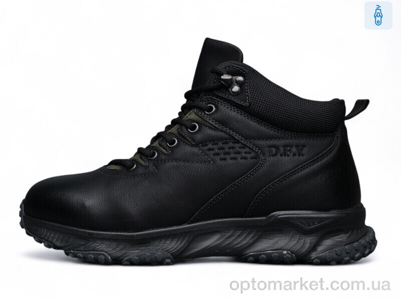Купить Черевики чоловічі KV6391-1 DaFuYuan чорний, фото 1
