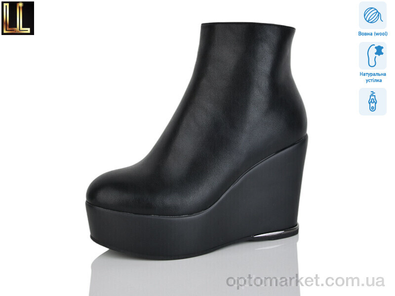 Купить Черевики жіночі L-CA973-1 Lilin чорний, фото 1