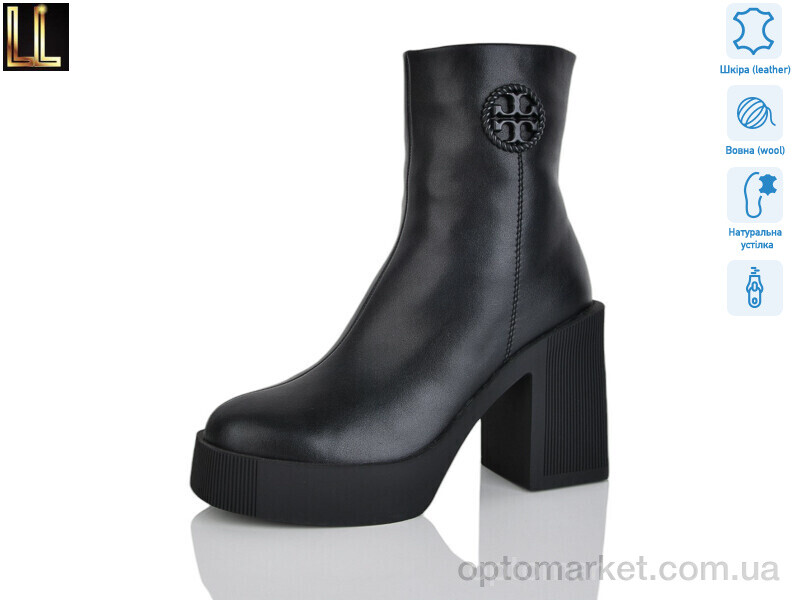 Купить Черевики жіночі L-L995-1 Lilin чорний, фото 1