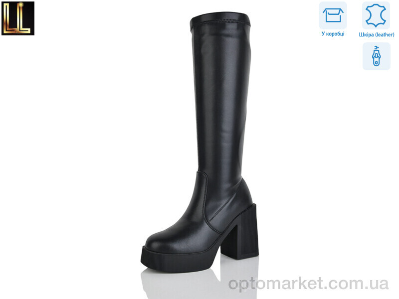 Купить Чоботи жіночі L-L996-1 Lilin чорний, фото 1