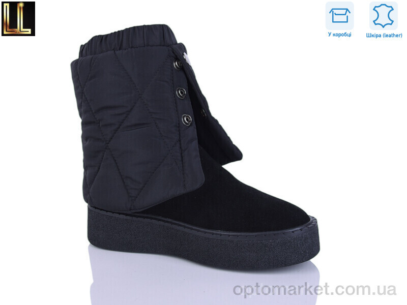 Купить Уги жіночі L-X0072-1 Lilin чорний, фото 2
