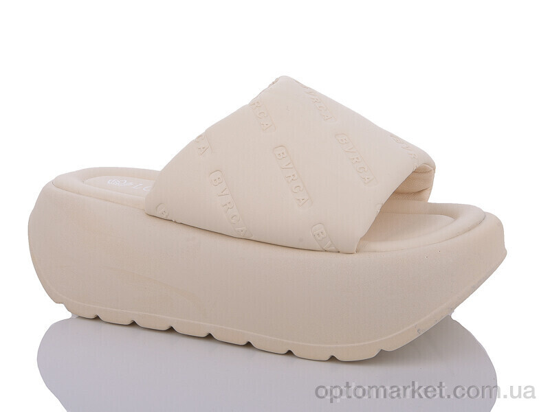 Купить Шльопанці жіночі L007-3 Loretta бежевий, фото 1