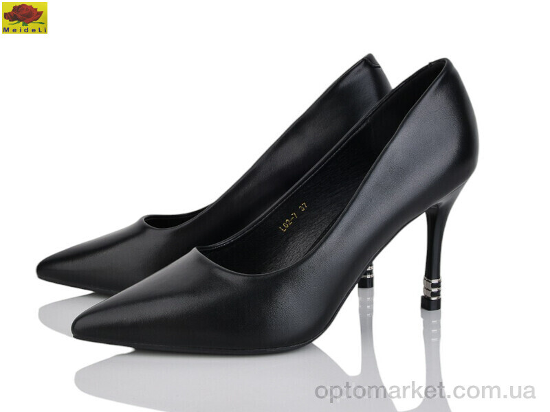 Купить Туфлі жіночі L02-7 Mei De Li чорний, фото 1