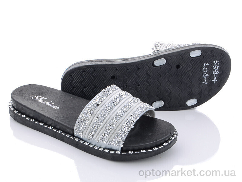 Купить Шльопанці жіночі L06-1 Summer shoes срібний, фото 1
