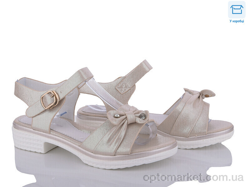 Купить Босоніжки дитячі L0656-2-8 Lilin shoes бежевий, фото 1