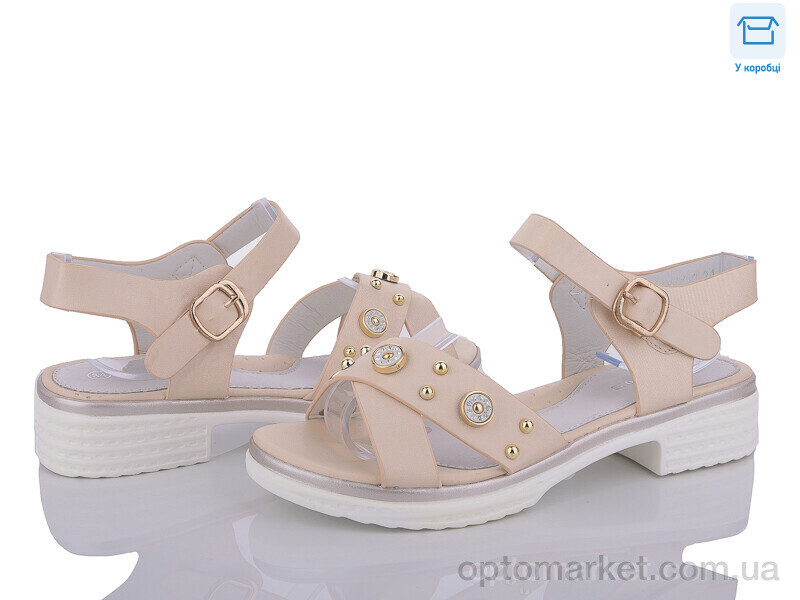 Купить Босоніжки дитячі L0657-2-8 Lilin shoes бежевий, фото 1