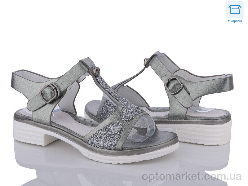 Купить Босоніжки дитячі L0661-5-8 Lilin shoes графіт, фото 1