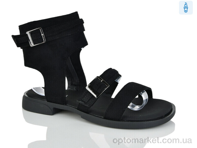 Купить Босоніжки жіночі L070 Loretta чорний, фото 1