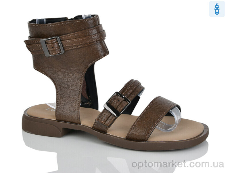 Купить Босоніжки жіночі L071-2 Loretta коричневий, фото 1