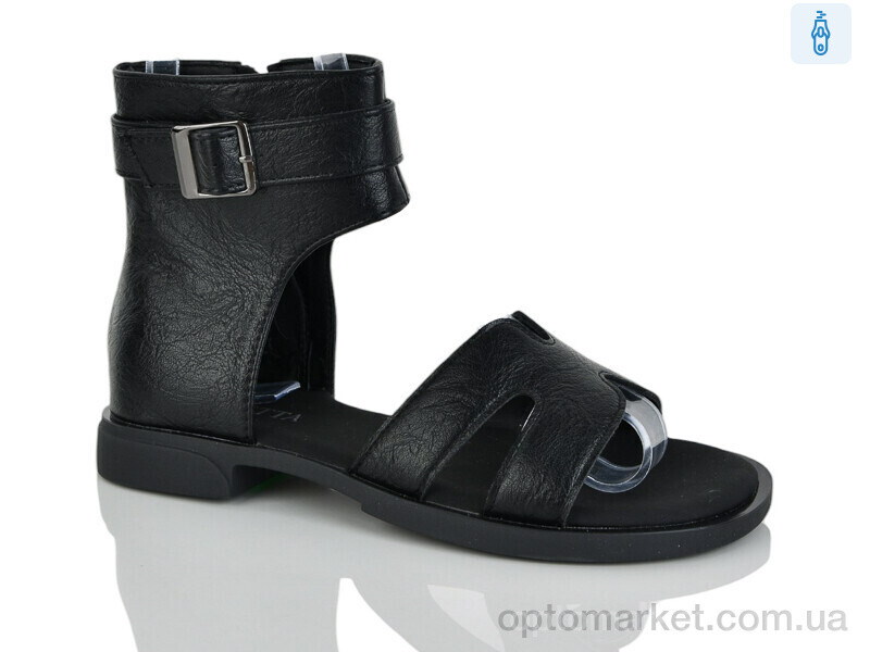 Купить Босоніжки жіночі L075 Loretta чорний, фото 1