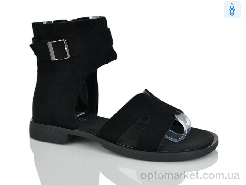 Купить Босоніжки жіночі L076 Loretta чорний, фото 1