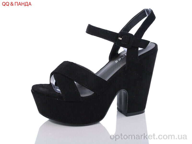 Купить Босоніжки жіночі L1-1 QQ shoes чорний, фото 1