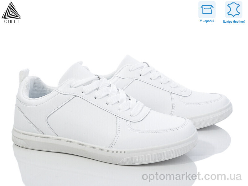 Купить Кросівки чоловічі L100-1 шкіра піна Stilli білий, фото 1