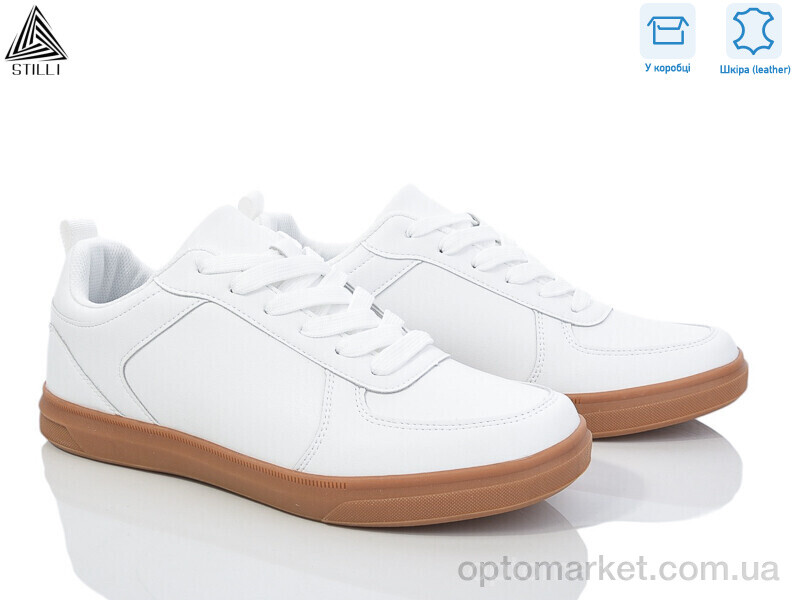 Купить Кросівки чоловічі L100-5 шкіра піна Stilli білий, фото 1