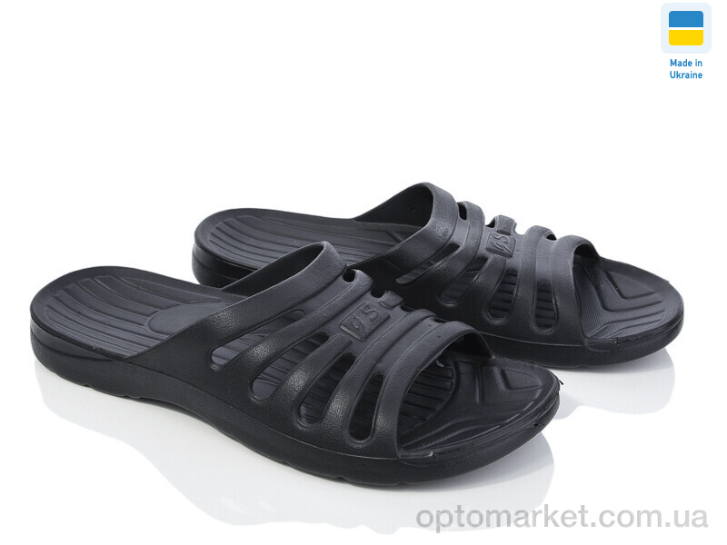 Купить Шльопанці чоловічі L104 чорний DS чорний, фото 1