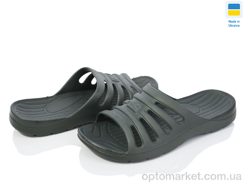 Купить Шльопанці чоловічі L104 зелений DS зелений, фото 1