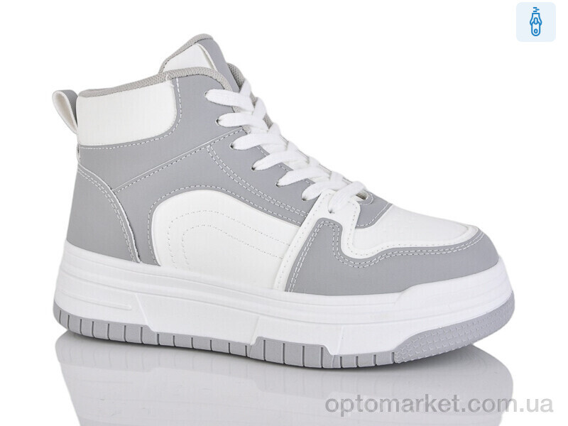 Купить Черевики жіночі L1053-2 L.B. сірий, фото 1