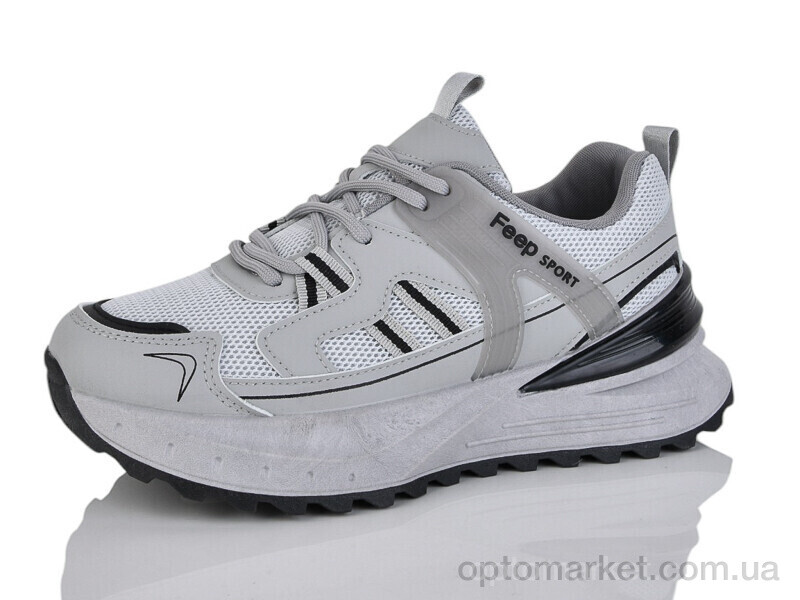 Купить Кросівки жіночі L1089-1 L.B. сірий, фото 1