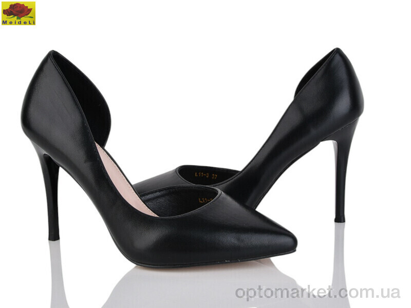 Купить Туфлі жіночі L11-3 Mei De Li чорний, фото 1