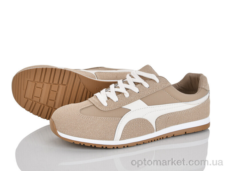 Купить Кросівки жіночі L1213-3 L.B. бежевий, фото 1