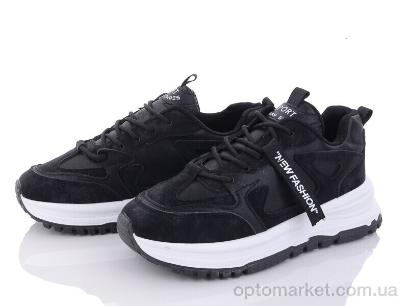 Купить Кросівки жіночі L13-1 Ok Shoes чорний, фото 1