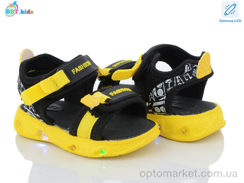 Купить Сандалі дитячі L130-1-3 LED bbt.kids чорний, фото 1