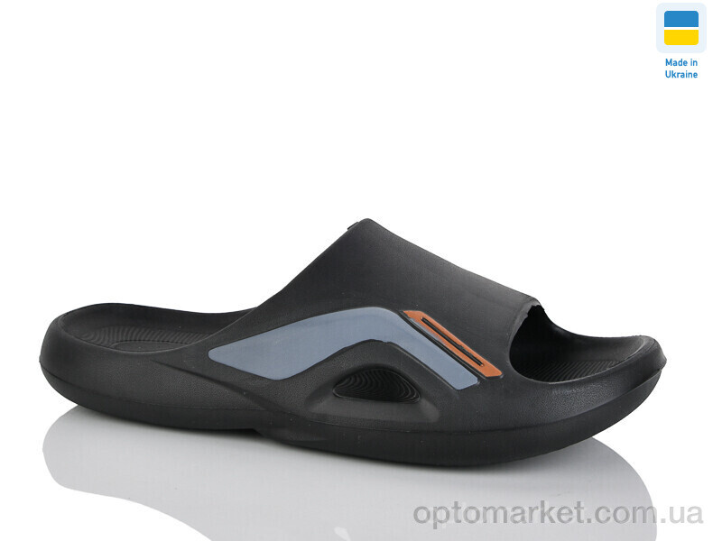 Купить Шльопанці чоловічі L131 чорний DeMur чорний, фото 1