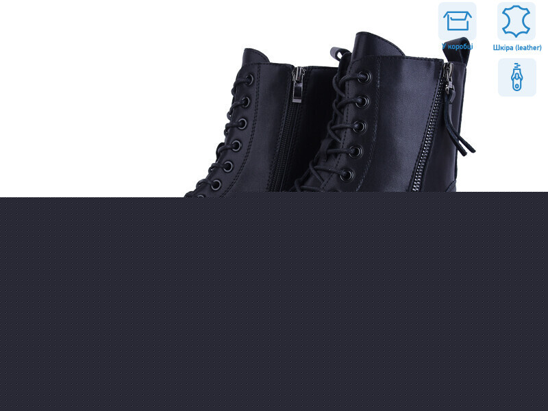 Купить Черевики жіночі L13 Hengji чорний, фото 1