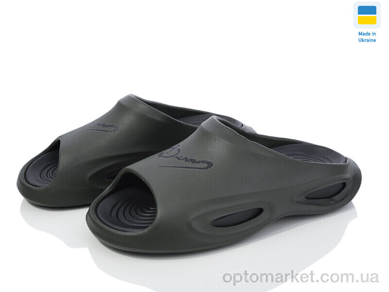 Купить Шльопанці чоловічі L135 хакі-чорний Gipanis хакі, фото 1