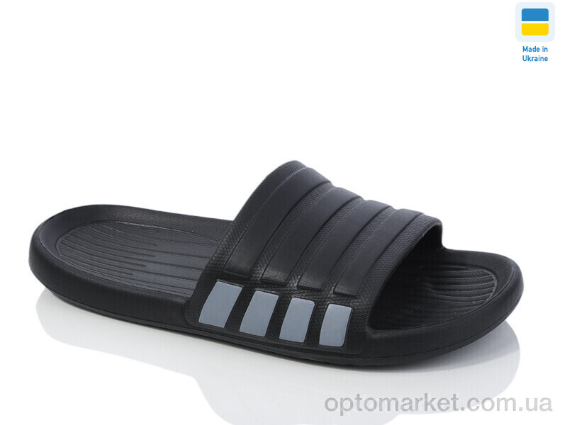 Купить Шльопанці чоловічі L140 чорний Крок чорний, фото 1