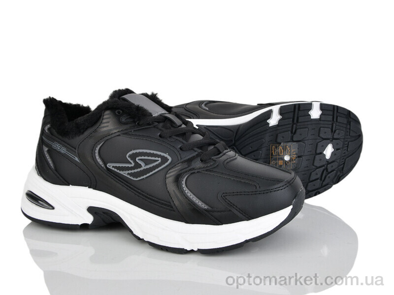 Купить Кросівки унісекс L179-1 L&M-Lemon чорний, фото 1