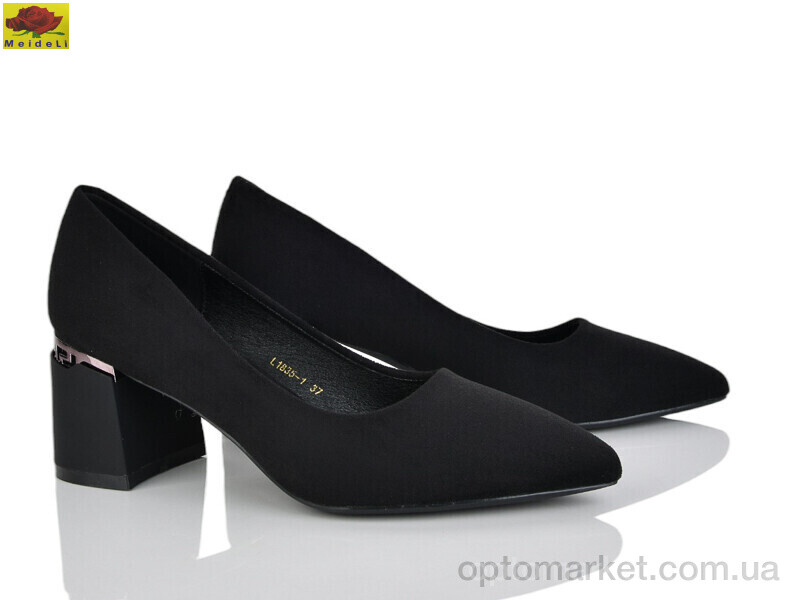 Купить Туфлі жіночі L1835-1 Mei De Li чорний, фото 1