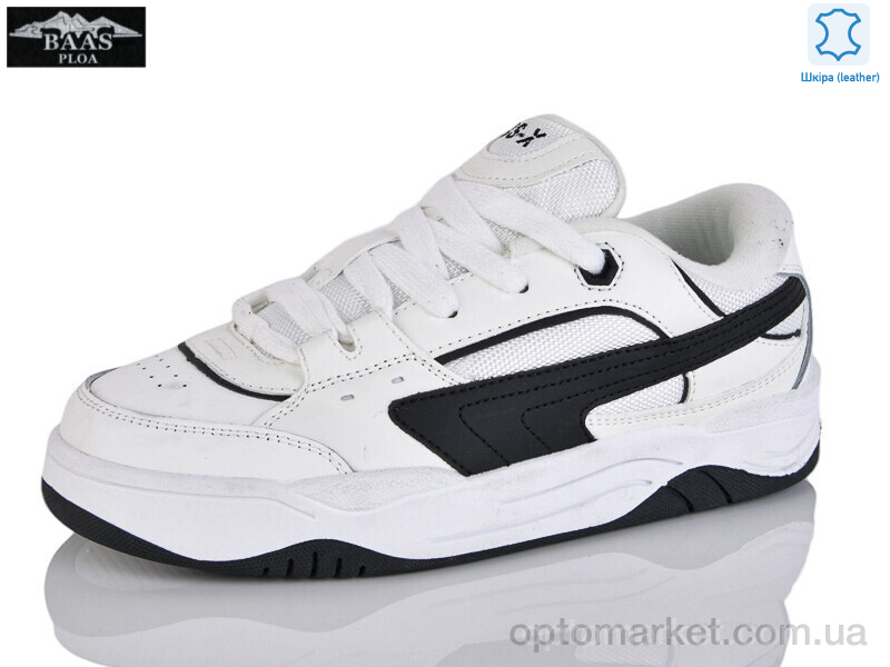 Купить Кросівки унісекс L1855-4 Baas білий, фото 1