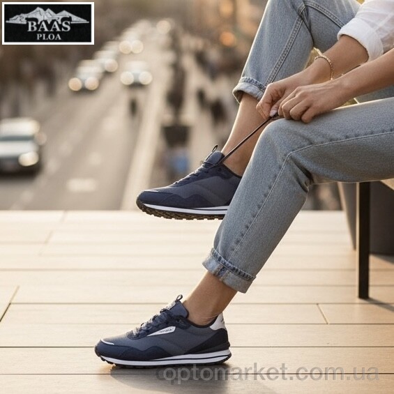 Купить Кросівки жіночі L1885-3C Baas синій, фото 2