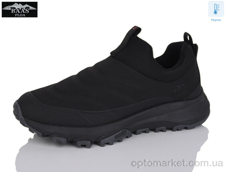 Купить Кросівки жіночі L1886-11 термо Baas чорний, фото 1
