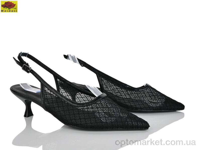 Купить Туфлі жіночі L2051-1 Mei De Li чорний, фото 1