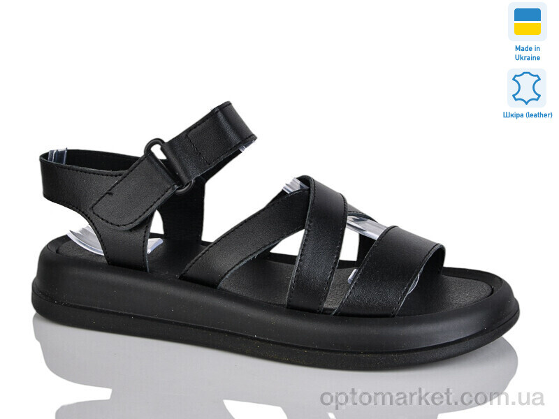 Купить Босоніжки жіночі L2105 чорний к. Sali чорний, фото 1